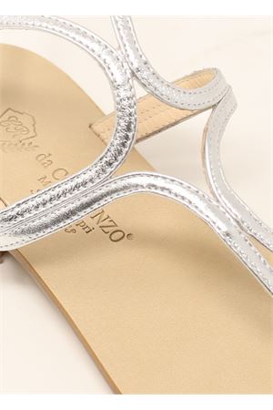 Sandali bassi eleganti argento Da Costanzo | 2863/BRARGENTO